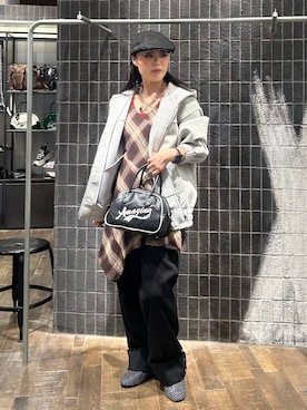 「アイテム（チュニック）」を使った、masakiさん（レディース・161cm・20代）の秋コーディネート