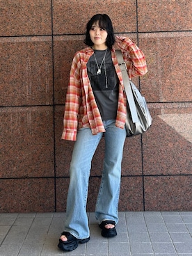 「JEANASIS（ジーナシス）のアイテム（アクセサリー）」を使った、masakiさん（レディース・161cm）の春コーディネート