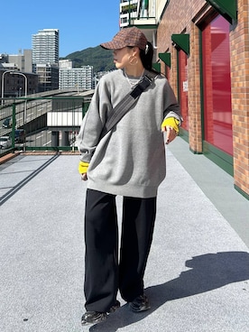 「JEANASIS（ジーナシス）のアイテム（キャップ）」を使った、masakiさん（レディース・161cm）の秋コーディネート