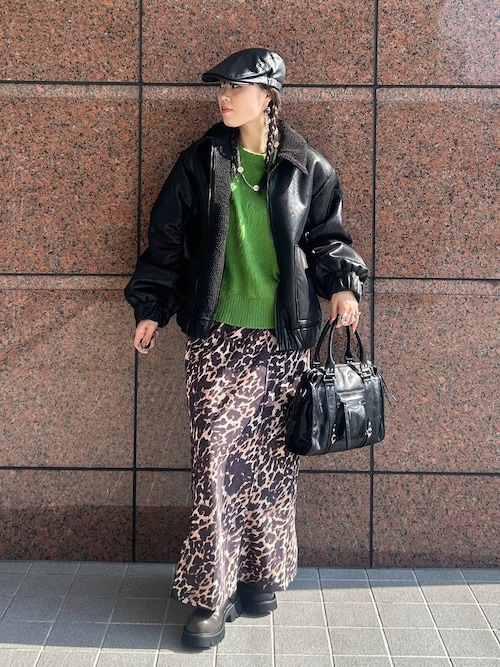 ジーナシス　モンスターブルゾン　ブラック系 楽天市場】【SALE／10%OFF】モンスターブルゾン JEANASIS ジーナシス