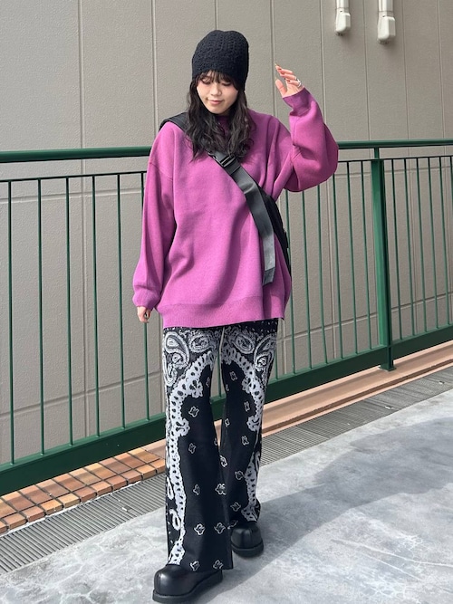 セール】レトロガラニットパンツ/604744（その他パンツ）｜JEANASIS