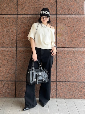 「JEANASIS（ジーナシス）のアイテム（アクセサリー）」を使った、masakiさん（レディース・161cm）の春コーディネート