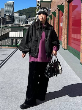 「アイテム（PC・スマホグッズ/家電）」を使った、masakiさん（レディース・161cm）の秋コーディネート