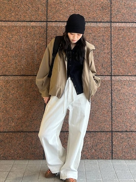 「JEANASIS（ジーナシス）のアイテム」を使った、masakiさん（レディース・161cm）の春コーディネート