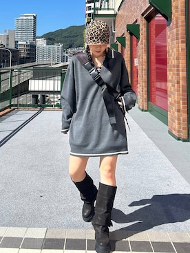 「アイテム（ワンピース/ドレス）」を使った、masakiさん（レディース・161cm・20代）の秋コーディネート