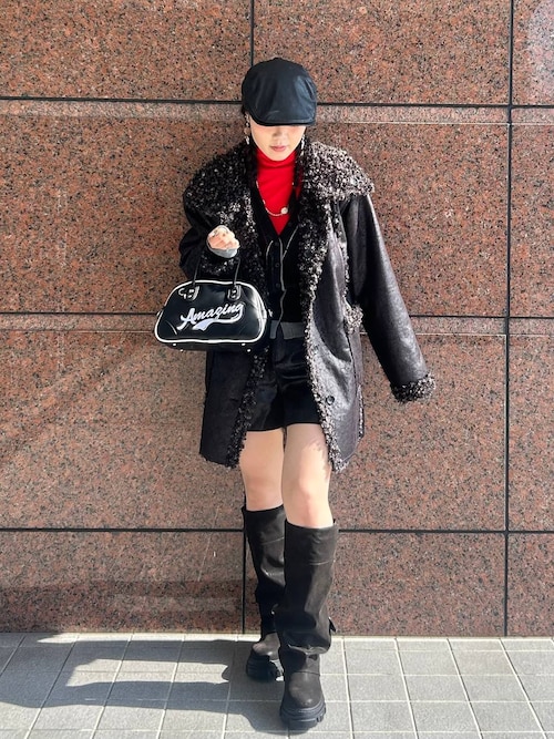 JEANASISアミュプラザ長崎店masakiさんのムートンコートを使った 
