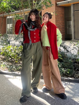 「アイテム（キーホルダー）」を使った、masakiさん（レディース・161cm・20代）の冬コーディネート