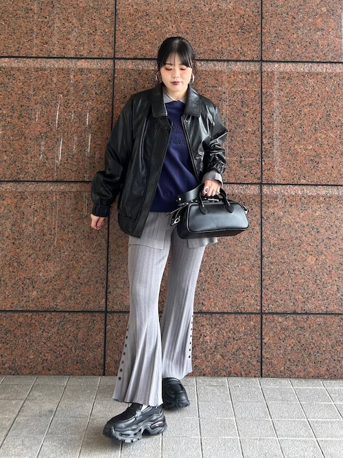 ヴィンテージレザーブルゾン/640179（ブルゾン）｜JEANASIS