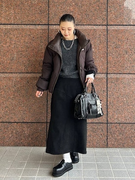 「アイテム（スマホグッズ）」を使った、masakiさん（レディース・161cm）の秋コーディネート