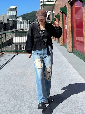 「アイテム（帽子）」を使った、masakiさん（レディース・161cm・20代）の秋コーディネート