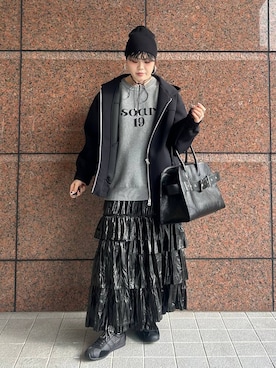 「アイテム（チョーカー）」を使った、masakiさん（レディース・161cm・20代）の冬コーディネート