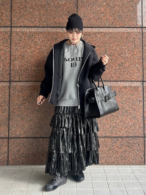 セール】ダンボールBIGフードブルゾン/496842（パーカー）｜JEANASIS