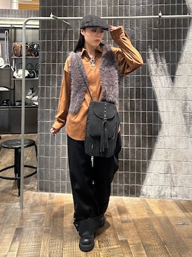 「アイテム（チノパンツ）」を使った、masakiさん（レディース・161cm・20代）の秋コーディネート