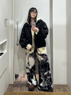 「JEANASIS（ジーナシス）のアイテム（パーカー）」を使った、masakiさん（レディース・161cm）の秋コーディネート