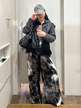 「アイテム（MA-1）」を使った、masakiさん（レディース・161cm）の秋コーディネート