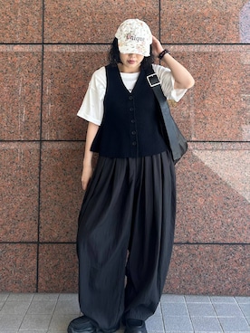 「JEANASIS（ジーナシス）のアイテム（パンツ）」を使った、masakiさん（レディース・161cm）の春コーディネート