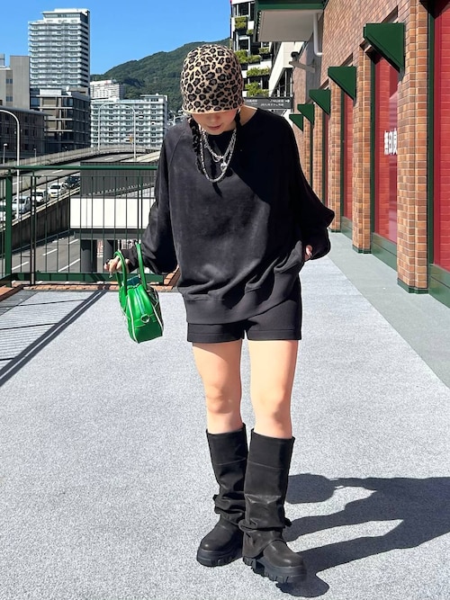 JEANASIS ルーズFITロングブーツ ブラック JEANASIS｜ルーズFITロングブーツ | Rakuten Fashion(楽天