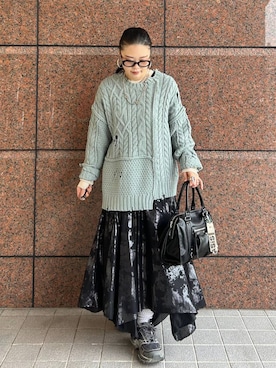 「アイテム（スマホグッズ）」を使った、masakiさん（レディース・161cm）の秋コーディネート