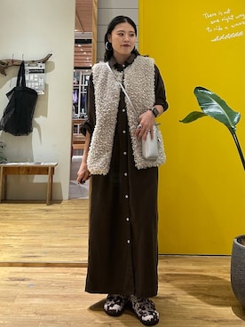「BAYFLOW（ベイフロー）のバックルベルトサボ（その他シューズ、その他）」を使った、masakiさん（レディース・161cm）の夏コーディネート