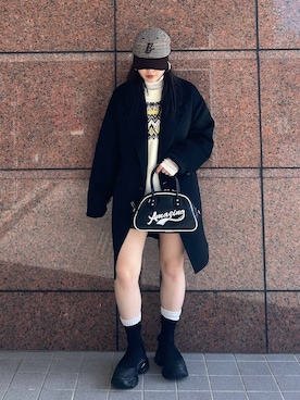 「アイテム（ピーコート）」を使った、masakiさん（レディース・161cm・20代）の秋コーディネート