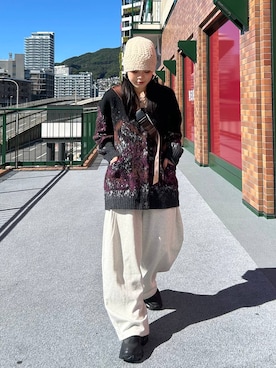 「アイテム（スウェットパンツ）」を使った、masakiさん（レディース・161cm・20代）の秋コーディネート