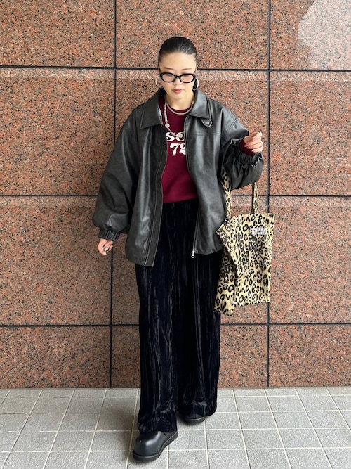 JEANASIS ブルゾン　レディース JEANASIS 「JEANASIS」 ジップアップブルゾン FREE ネイビー