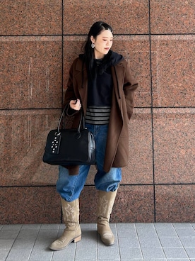 masakiさん（レディース・161cm）の冬コーディネート