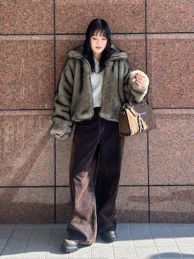 「アイテム（スウェット）」を使った、masakiさん（レディース・161cm・20代）の冬コーディネート