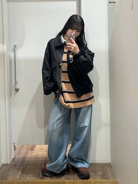 「アイテム（ポロシャツ）」を使った、masakiさん（レディース・161cm・20代）の秋コーディネート