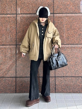 masakiさん（レディース・161cm）の冬コーディネート