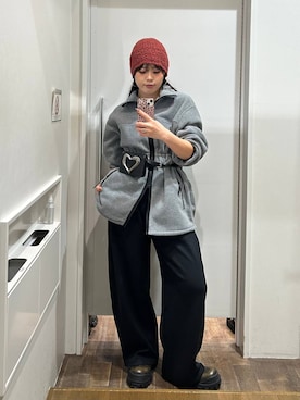 「アイテム（チュニック）」を使った、masakiさん（レディース・161cm）の秋コーディネート