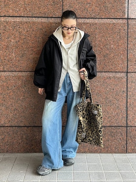 「JEANASIS（ジーナシス）のアイテム」を使った、masakiさん（レディース・161cm）の秋コーディネート