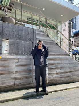 「Omar Afridi（オマールアフリディ）のアイテム」を使った、野口心さん（メンズ・175cm）の夏コーディネート