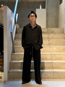 「SHINYAKOZUKA（シンヤコヅカ）のアイテム」を使った、野口心さん（メンズ・175cm）の夏コーディネート