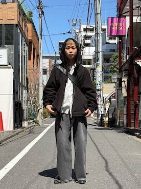 「LEMAIRE（ルメール）のアイテム」を使った、野口心さん（メンズ・175cm）の春コーディネート