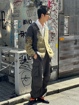 野口心さん(メンズ・175cm)の秋コーディネート