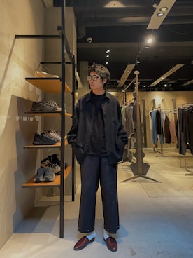 「VERYNERD（ベリーナード）のアイテム」を使った、野口心さん（メンズ・175cm）の夏コーディネート