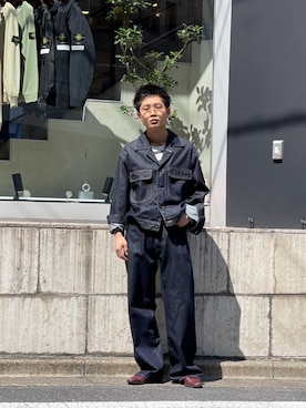 「アイテム（その他アウター）」を使った、野口心さん（メンズ・175cm・20代）の秋コーディネート