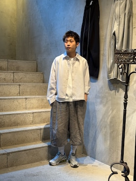 野口心さん（メンズ・175cm・20代）の夏コーディネート