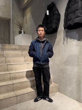 野口心さん（メンズ・175cm）の秋コーディネート