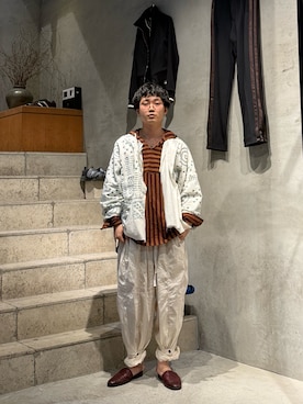 野口心さん(メンズ・175cm)の春コーディネート