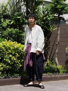 野口心さん(メンズ・175cm)の春コーディネート