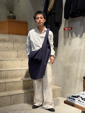 野口心さん（メンズ・175cm）の冬コーディネート