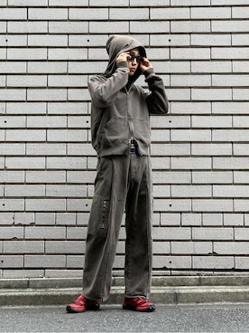 「Omar Afridi（オマールアフリディ）のアイテム」を使った、野口心さん（メンズ・175cm）の秋コーディネート