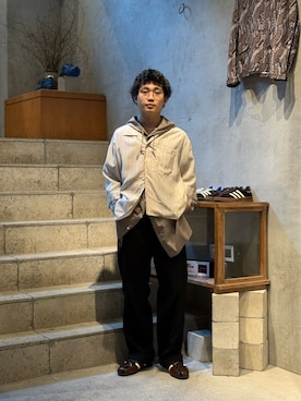 野口心さん(メンズ・175cm)の夏コーディネート