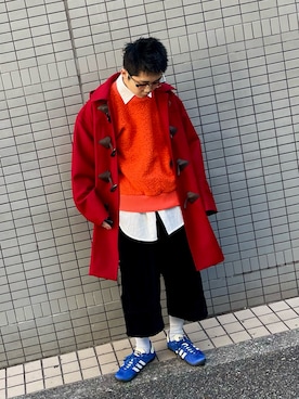 野口心さん(メンズ・175cm)の秋コーディネート