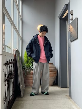 野口心さん(メンズ・175cm)の春コーディネート