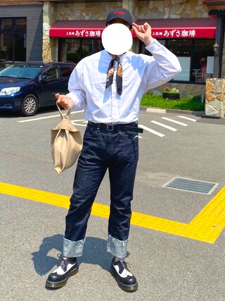 【monkey time】モンキータイムデニムパンツ　ロールアップ MONKEY TIME（モンキータイム）の「＜monkey time＞ SLEVAGE