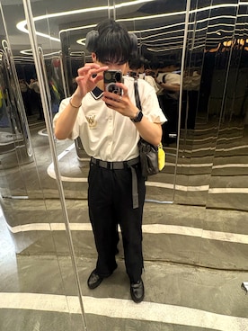 「Y-3（ワイスリー）のアイテム」を使った、Rioさん（メンズ・177cm）の夏コーディネート