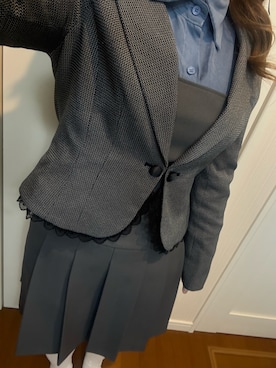 「アイテム（レッグウェア）」を使った、영애さん（レディース・147cm）の秋コーディネート